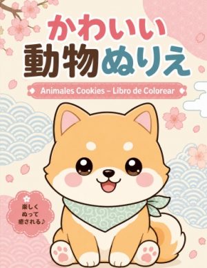 かわいい動物ぬりえ